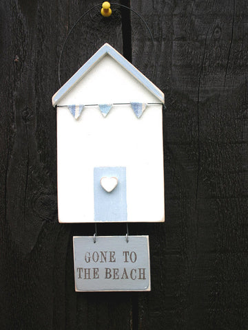 Beach hut message