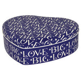Big Love heart shaped tin