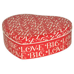 Big Love heart shaped tin image