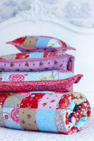 Birds of Paradise multi patch quilt