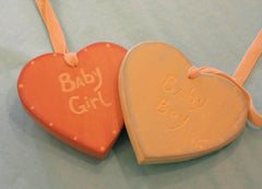 Baby boy or girl heart image